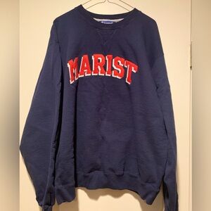 Marist Sweatshirt Crew Neck Navy Adult XL